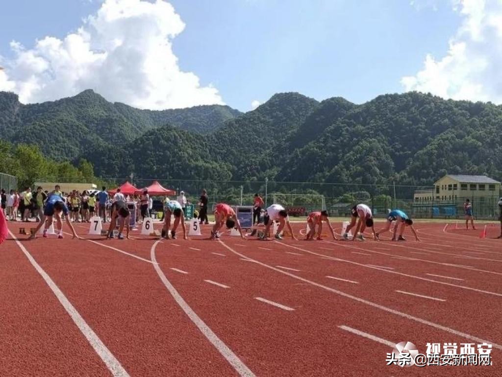 2022年汉中市青少年田径锦标赛在留坝营盘开赛